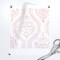 Paisley Damask Pale Pink Thistle Ogee Indian Block Print Grandmillennial White Romantic Cottagecore Custom Removable Wallpaper by Spoonflower Peel & Stick Wallpaper 2FT Wide